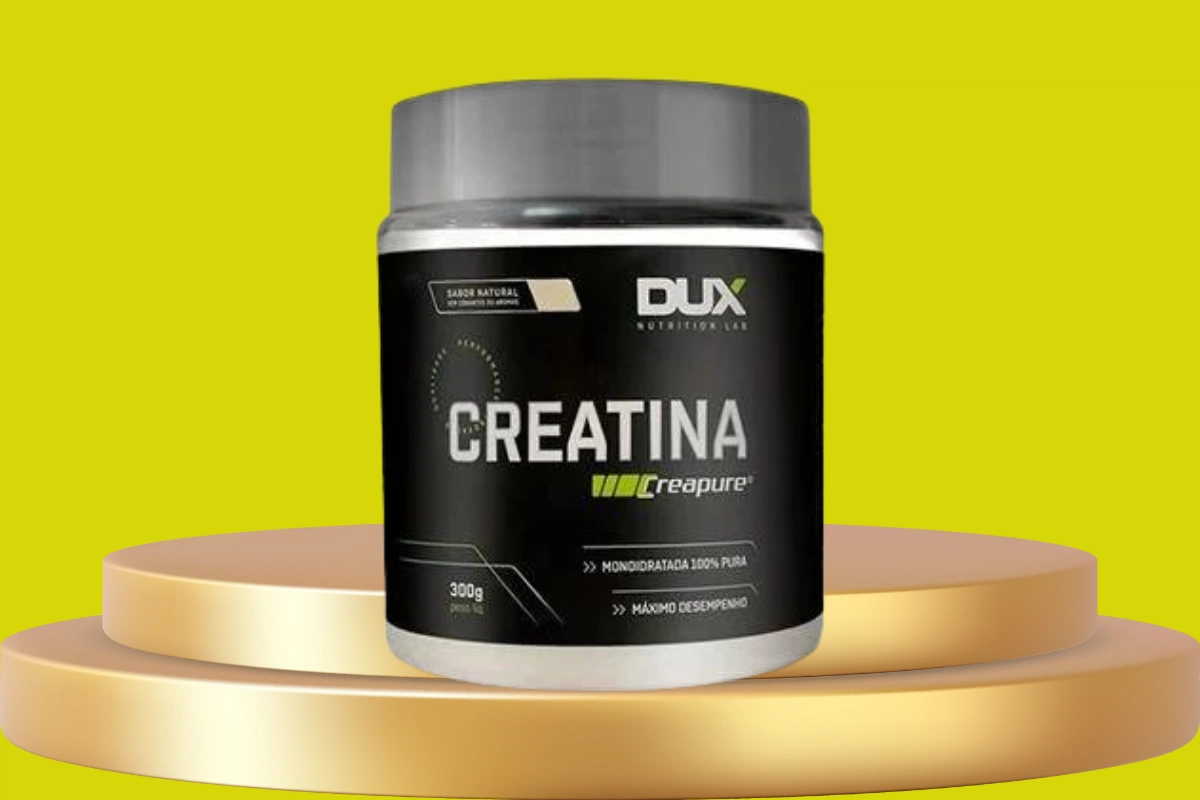 Creatina dux é boa? Foto da embalagem do produto.