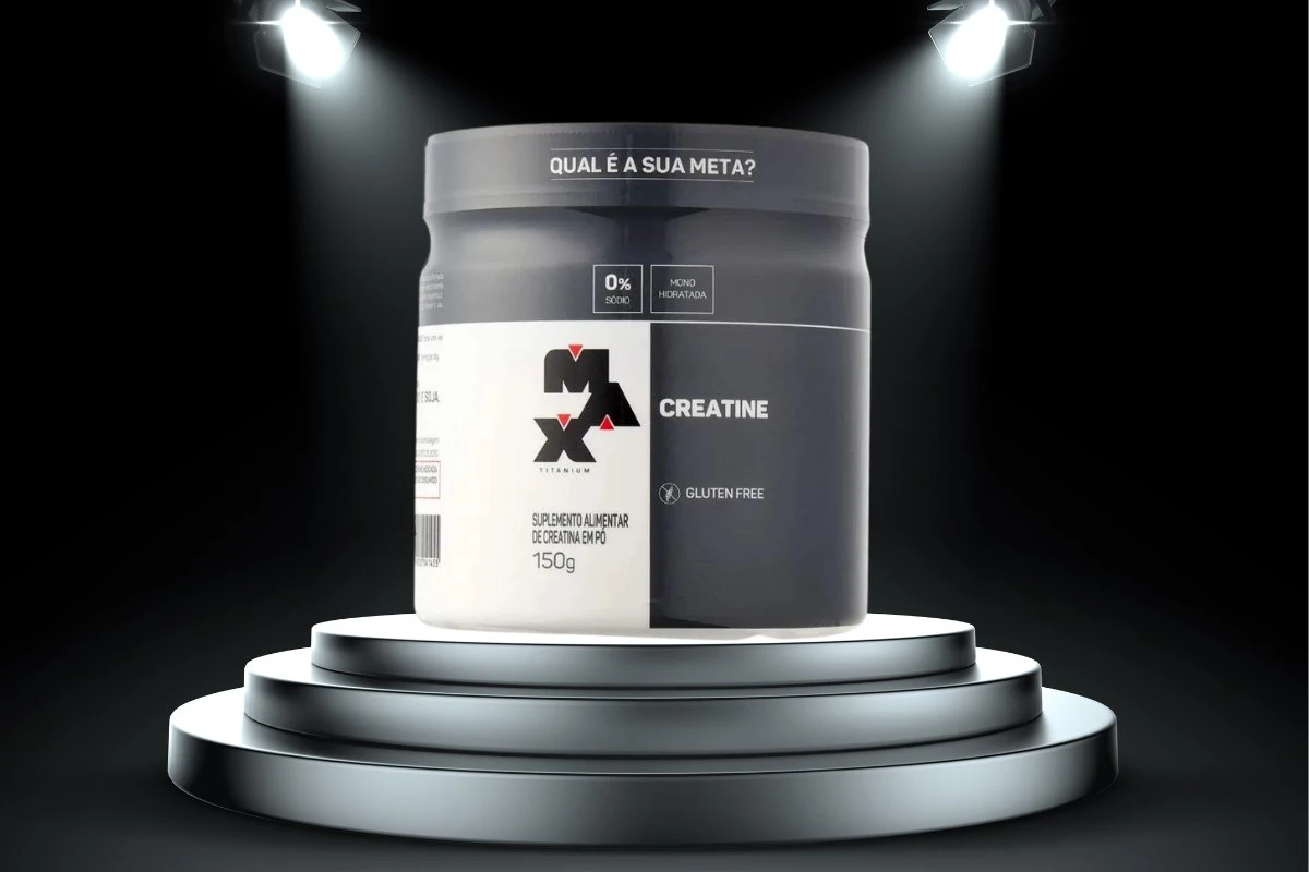 foto da embalagem da creatina max titanium