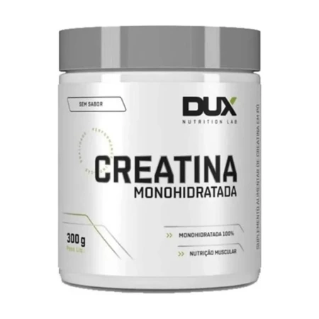 A creatina monohidratada dux é boa? Foto da embalagem do produto
